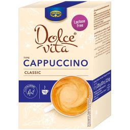 Cappuccino instant Classic fara lactoza 10x12,5g - KRUGER