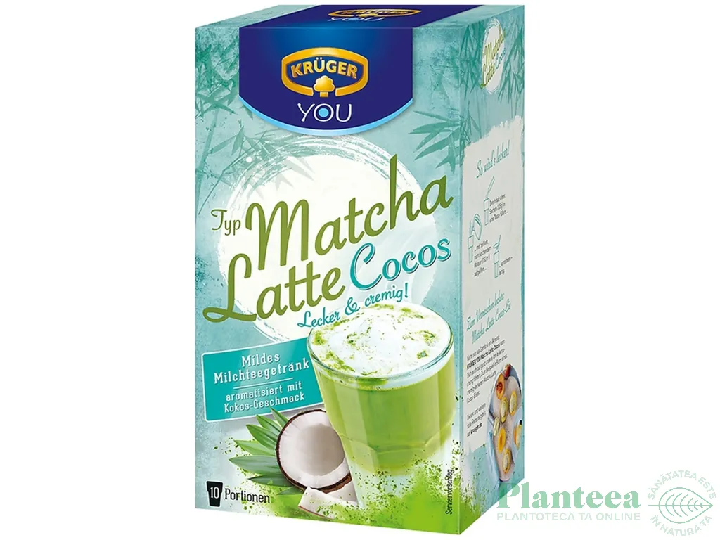 Matcha Latte instant Cocos 10x25g - KRUGER