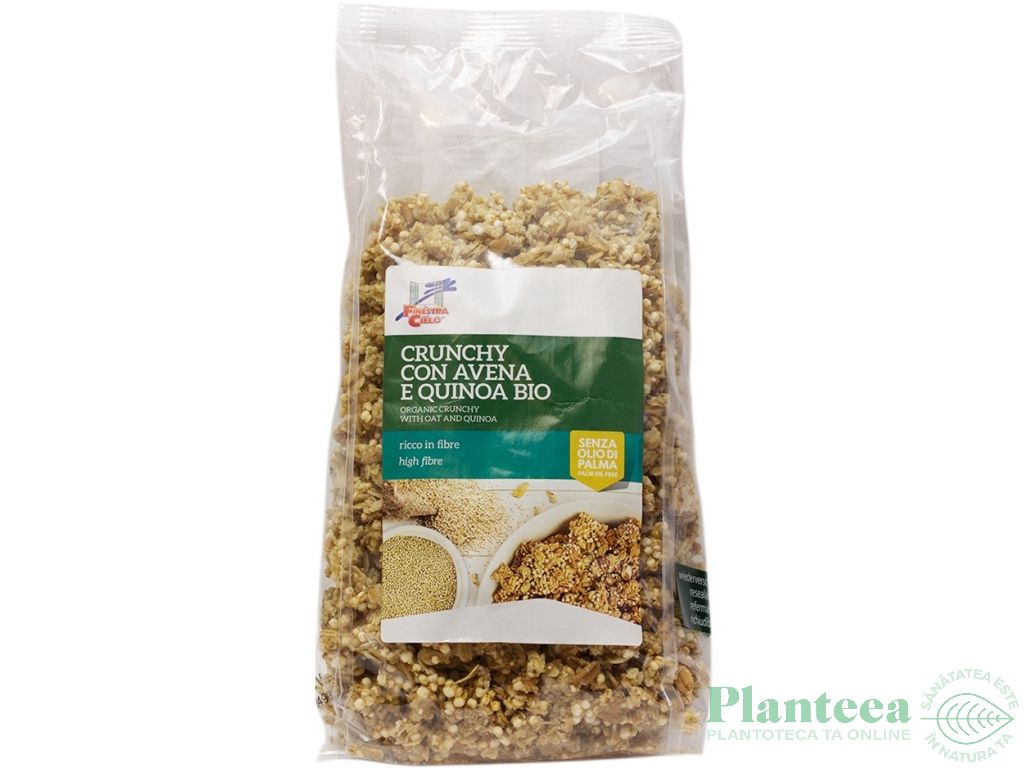 Musli crocant ovaz quinoa eco 375g - LA FINESTRA SUL CIELO