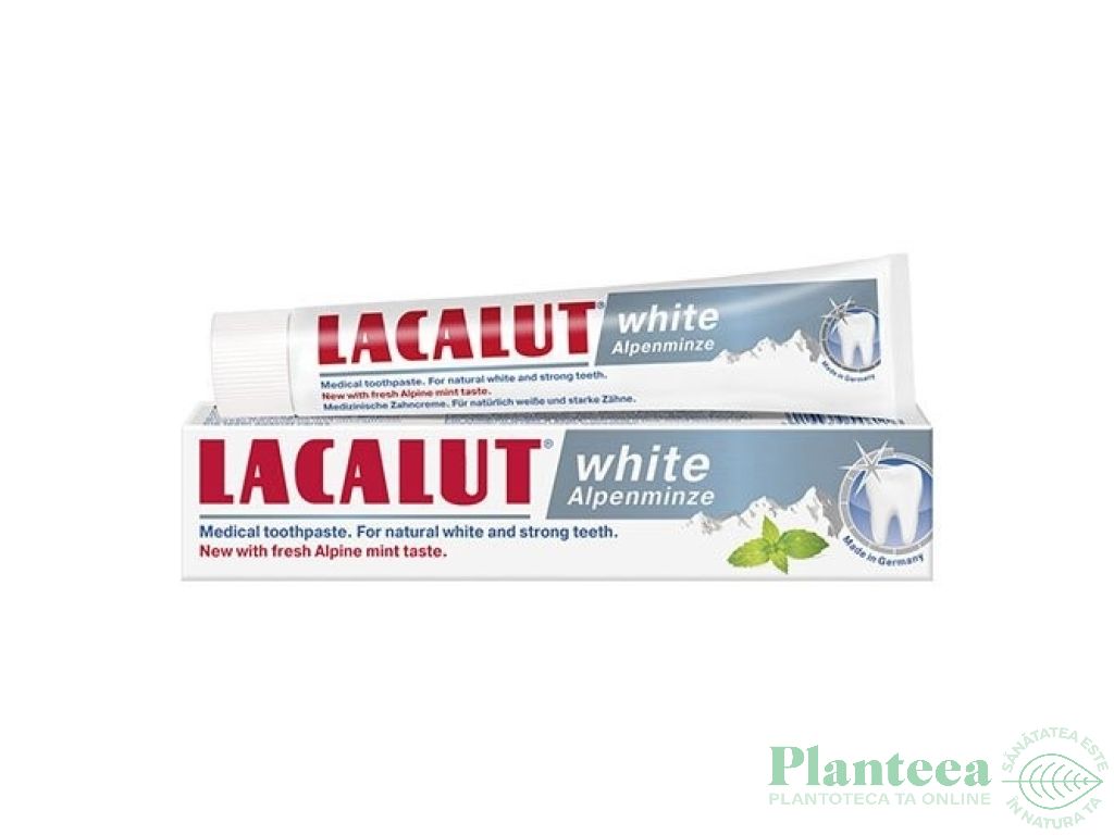 Pasta dinti white Alpenminze 75ml - LACALUT