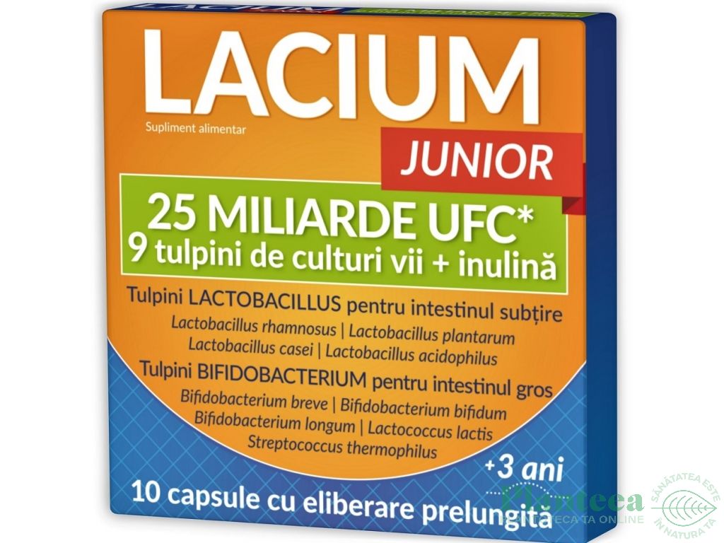 Lacium 25 miliarde UFC junior +3ani 10cps - NATUR PRODUKT