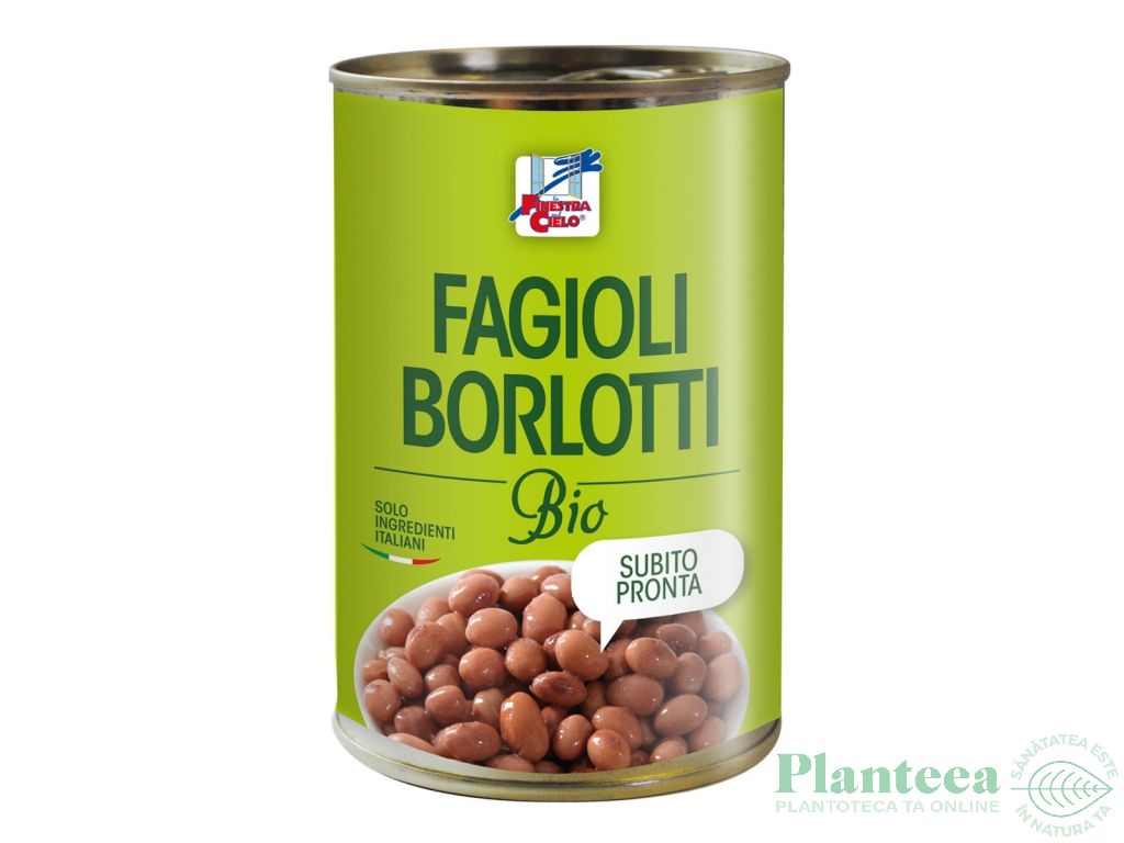 Conserva fasole borlotti eco 400g - LA FINESTRA SUL CIELO