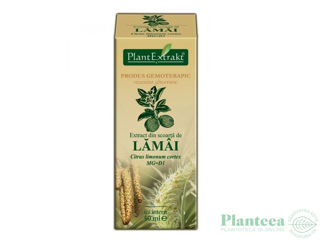 Gemoderivat lamai scoarta 50ml - PLANTEXTRAKT