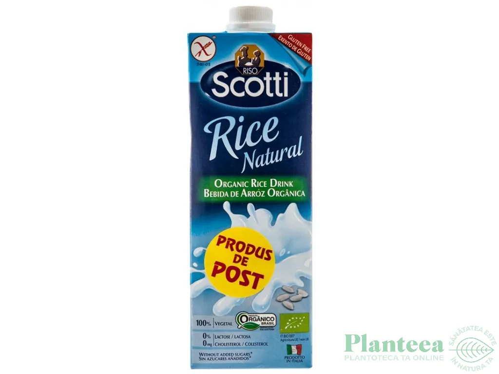 Lapte orez simplu 1L - SCOTTI