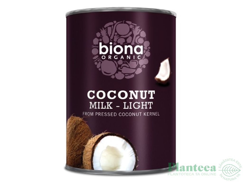 Lapte cocos light 400ml - BIONA
