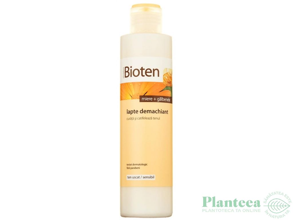 Lapte demachiant ten normal/mixt miere cimbrisor Bioten 200ml - ELMIPLANT