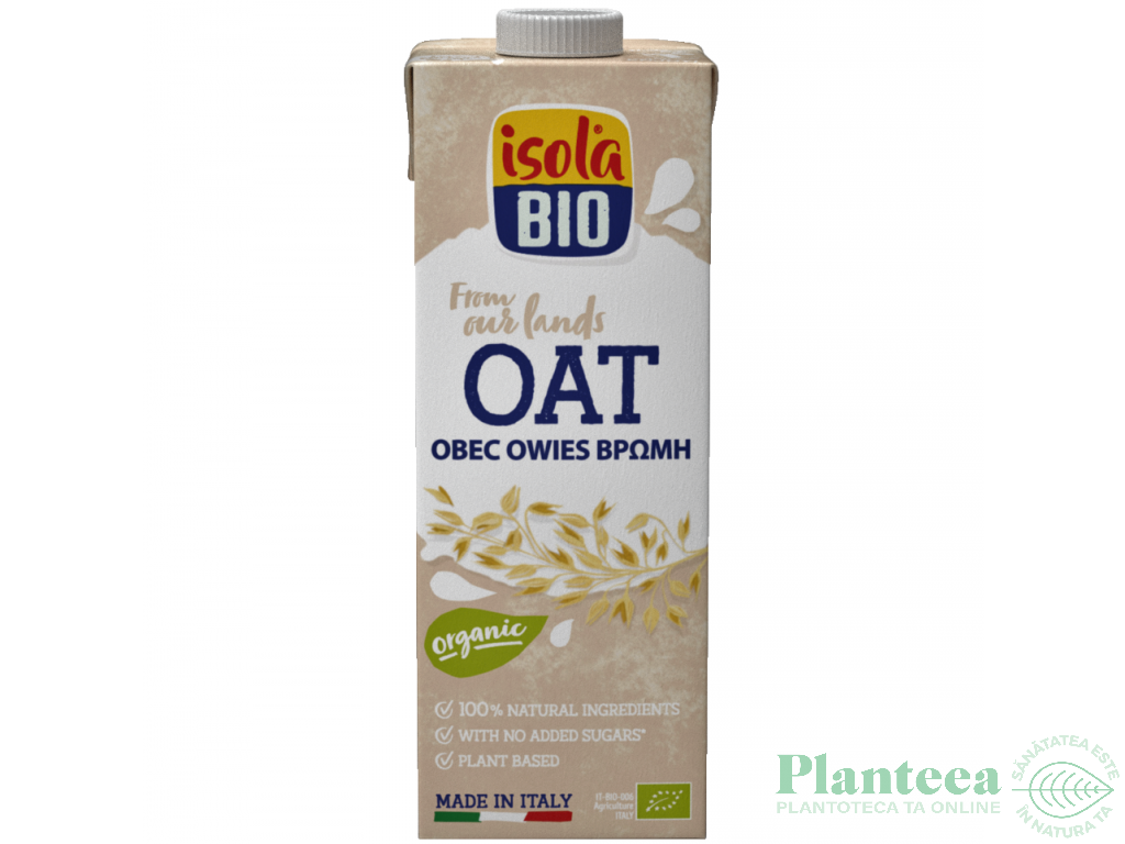 Lapte ovaz simplu original eco 1L - ISOLA BIO