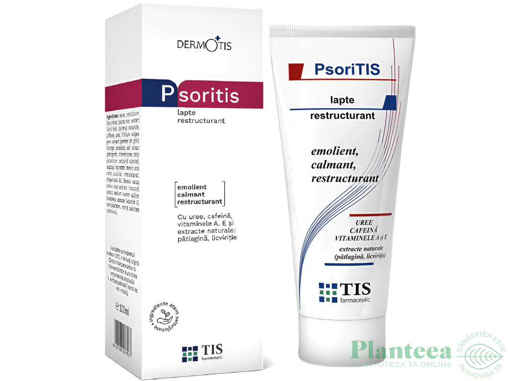 Lapte corp emolient restructurant PsoriTis 100ml - TIS