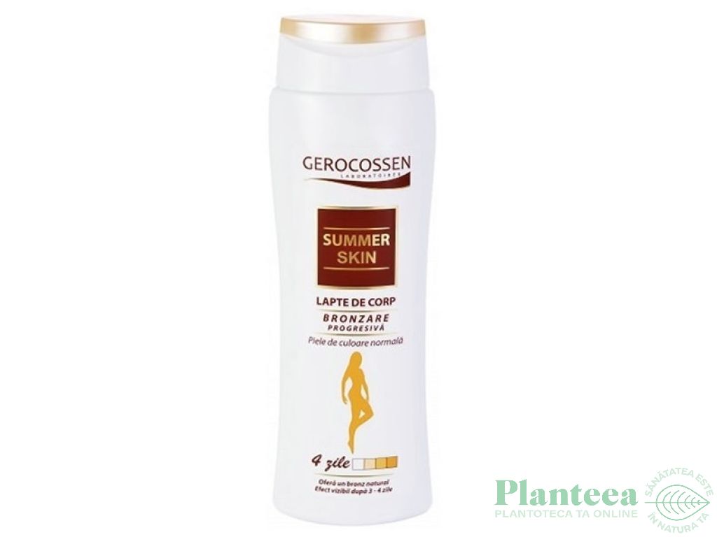 Lapte corp bronzare progresiva piele normala Summer Skin 400ml - GEROCOSSEN