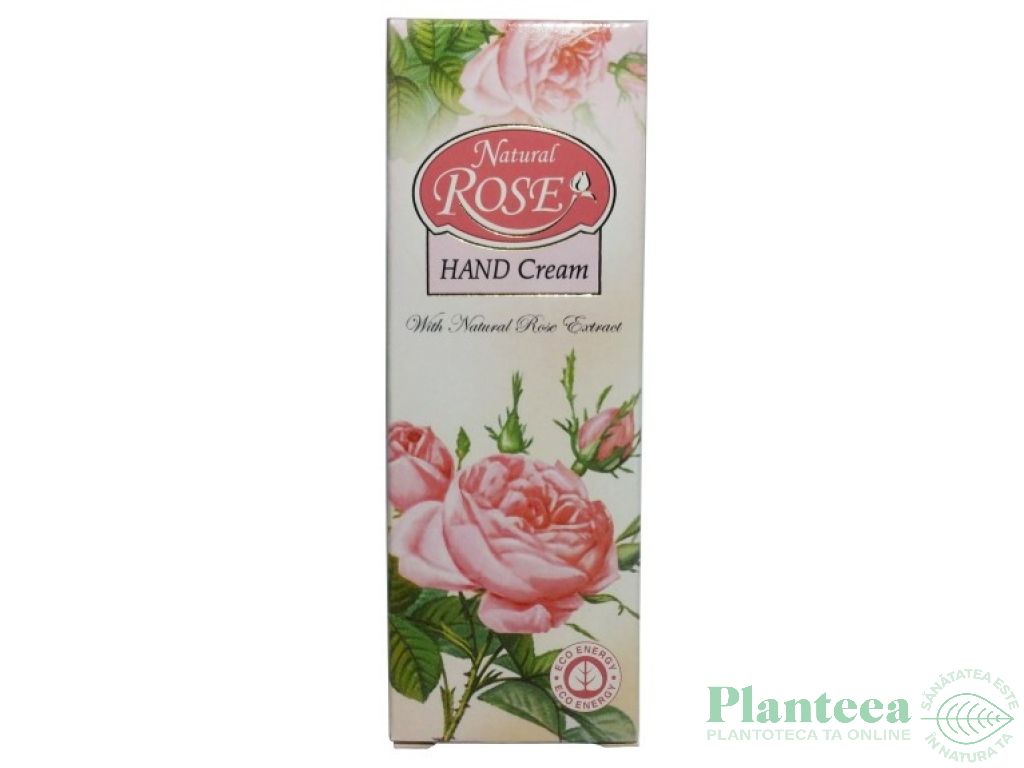 Crema maini trandafir 75ml - NATURAL ROSE