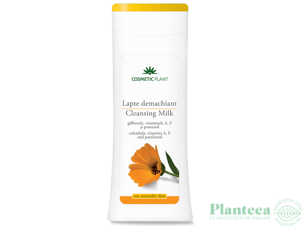 Lapte demachiant galbenele panthenol 200ml - COSMETIC PLANT