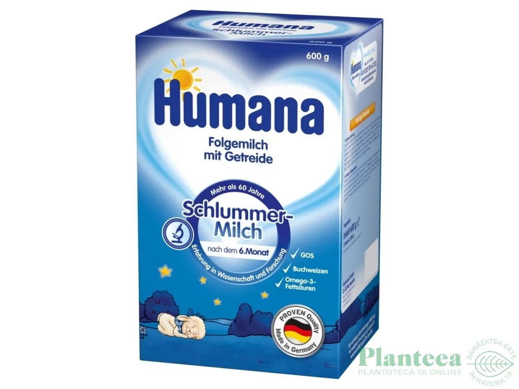 Lapte formula de noapte +6luni 600g - HUMANA