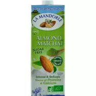 Lapte migdale ceai matcha eco 1L - LA MANDORLE