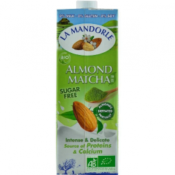 Lapte migdale ceai matcha eco 1L - LA MANDORLE