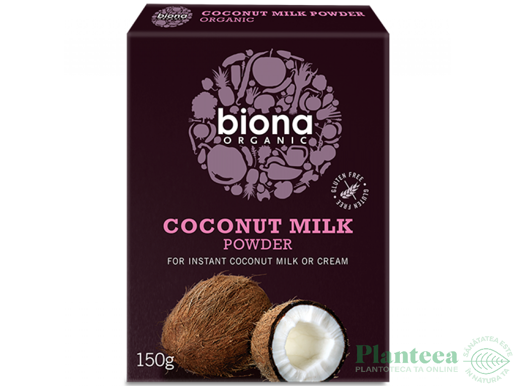 Lapte praf cocos 150g - BIONA