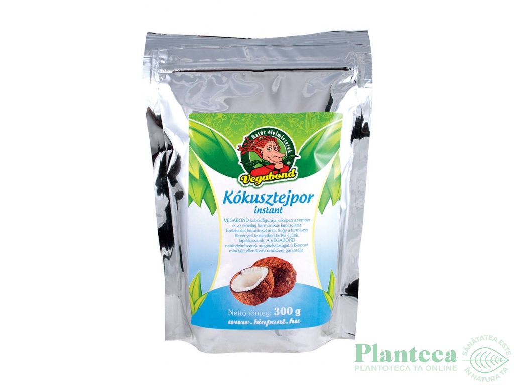 Lapte praf cocos 300g - VEGABOND