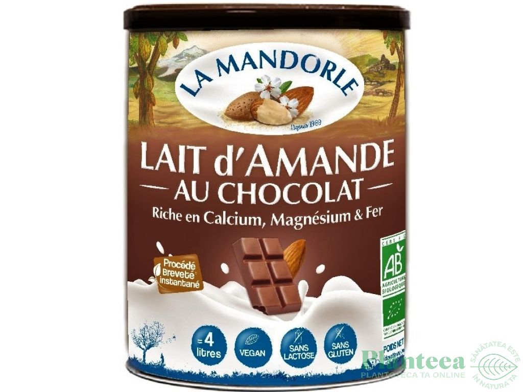Bautura instant migdale ciocolata eco 400g - LA MANDORLE