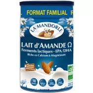 Bautura instant migdale Omega3 format familial eco 800g - LA MANDORLE