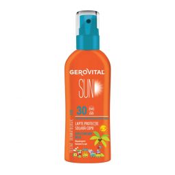 Lapte protectie solara copii spf30 150ml - GEROVITAL SUN