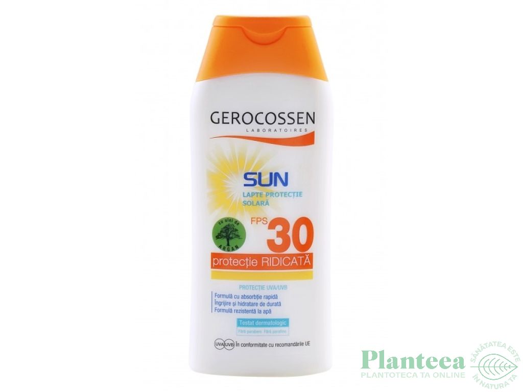 Lapte protectie solara spf30 Sun 200ml - GEROCOSSEN