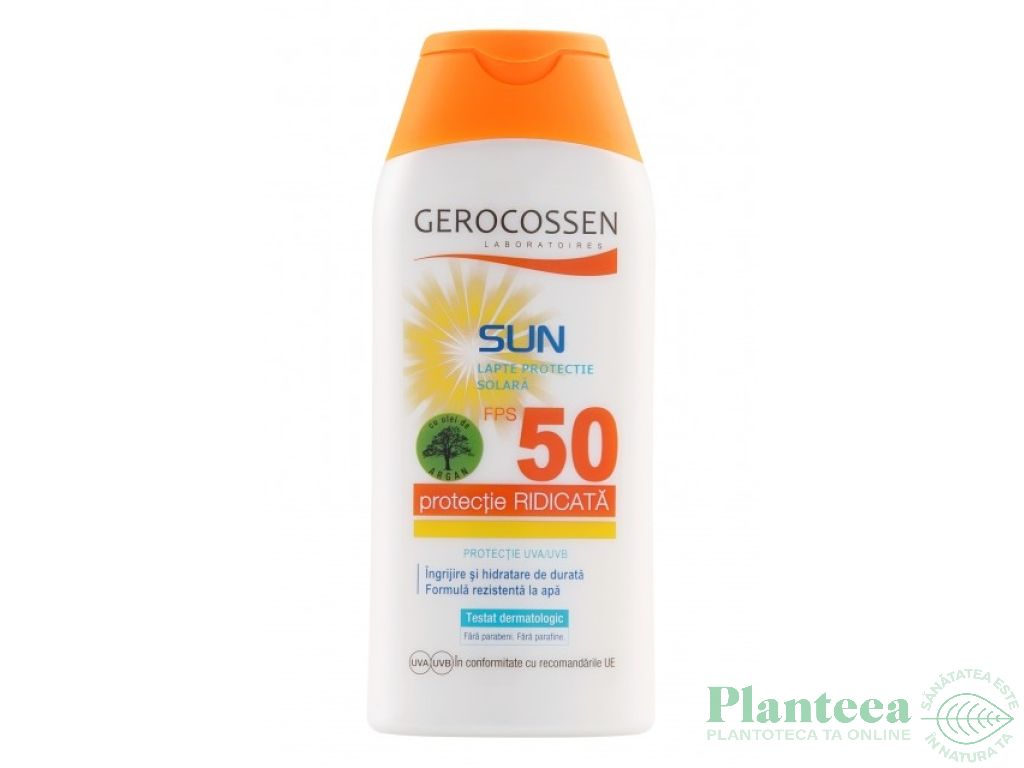 Lapte protectie solara spf50 Sun 200ml - GEROCOSSEN