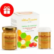 Pachet Laptisor matca pur crud vitamina C acerola 100g+25g - ALBINA CARPATINA