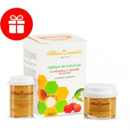 Pachet Laptisor matca pur crud vitamina C acerola 25g+10g - ALBINA CARPATINA