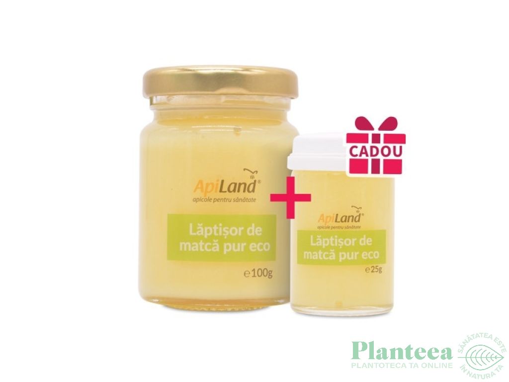 Pachet Laptisor matca pur crud eco 100g+25g - APILAND