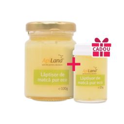 Pachet Laptisor matca pur crud eco 100g+25g - APILAND