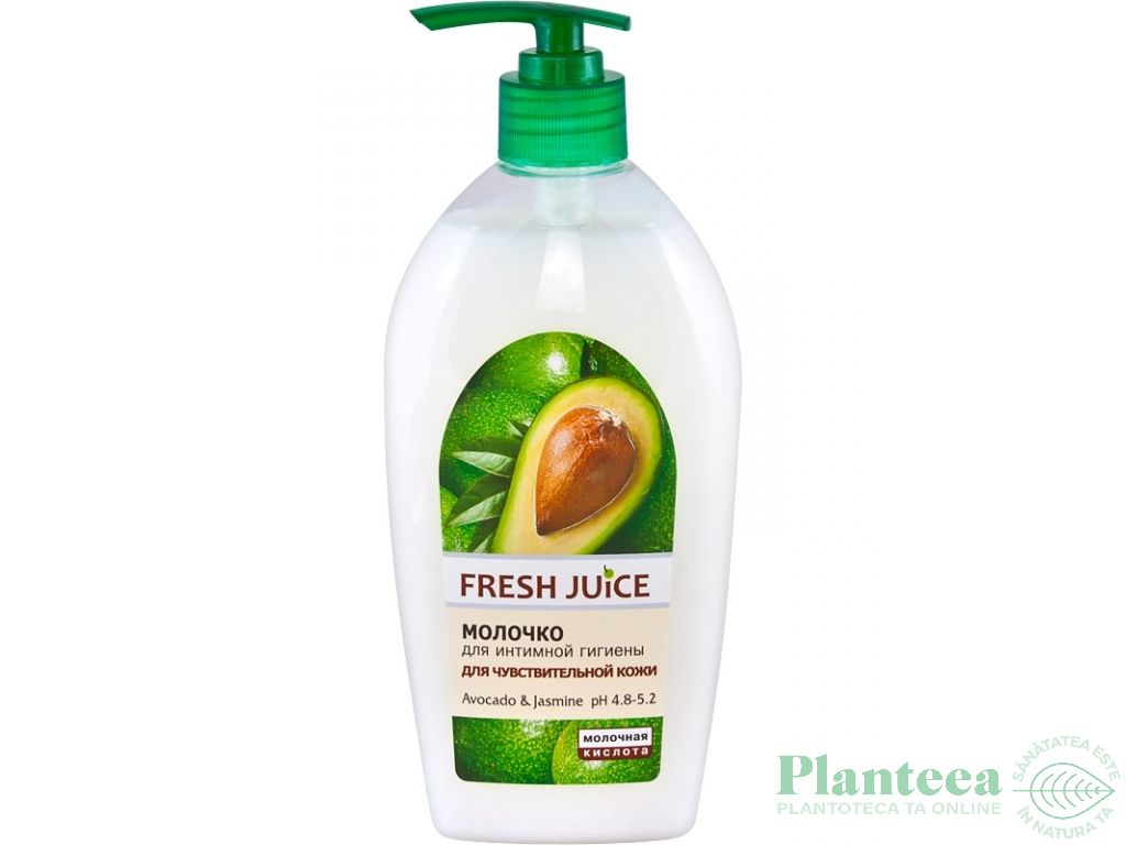 Laptisor igiena intima delicat avocado iasomie 500ml - FRESH JUICE