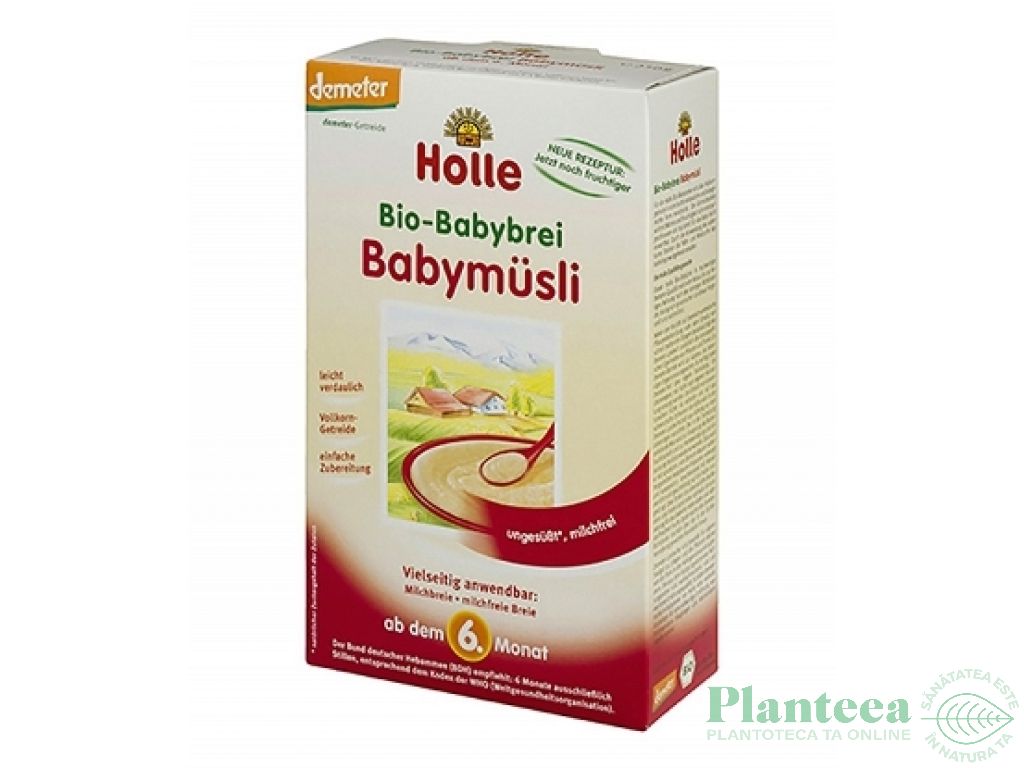 Porridge musli bebe +6luni eco 250g - HOLLE