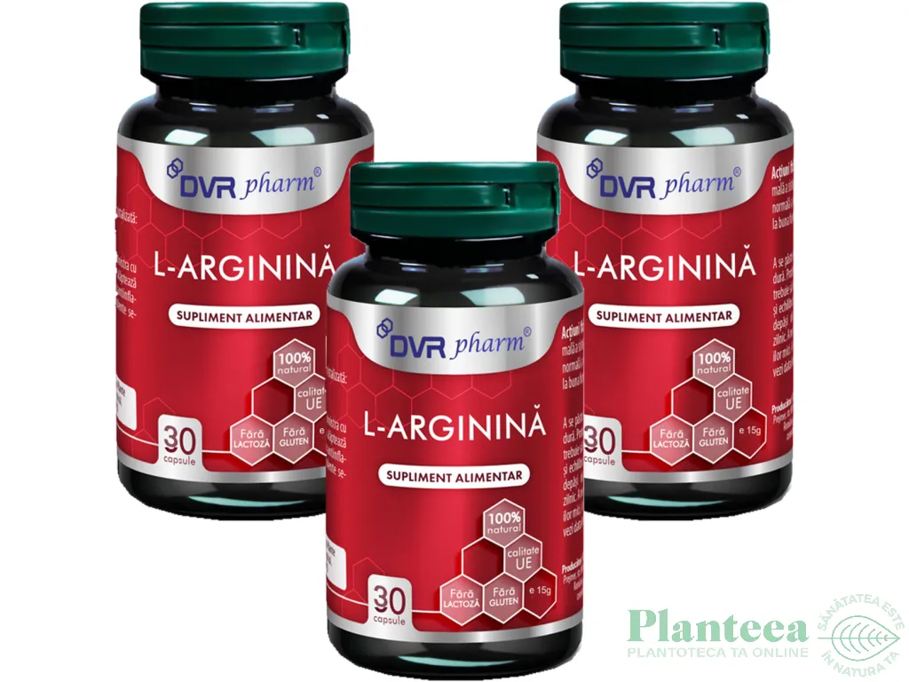 Set Larginina 400mg 3x30cps - DVR PHARM