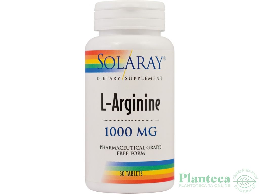 Larginina 1000mg 30cp - SOLARAY