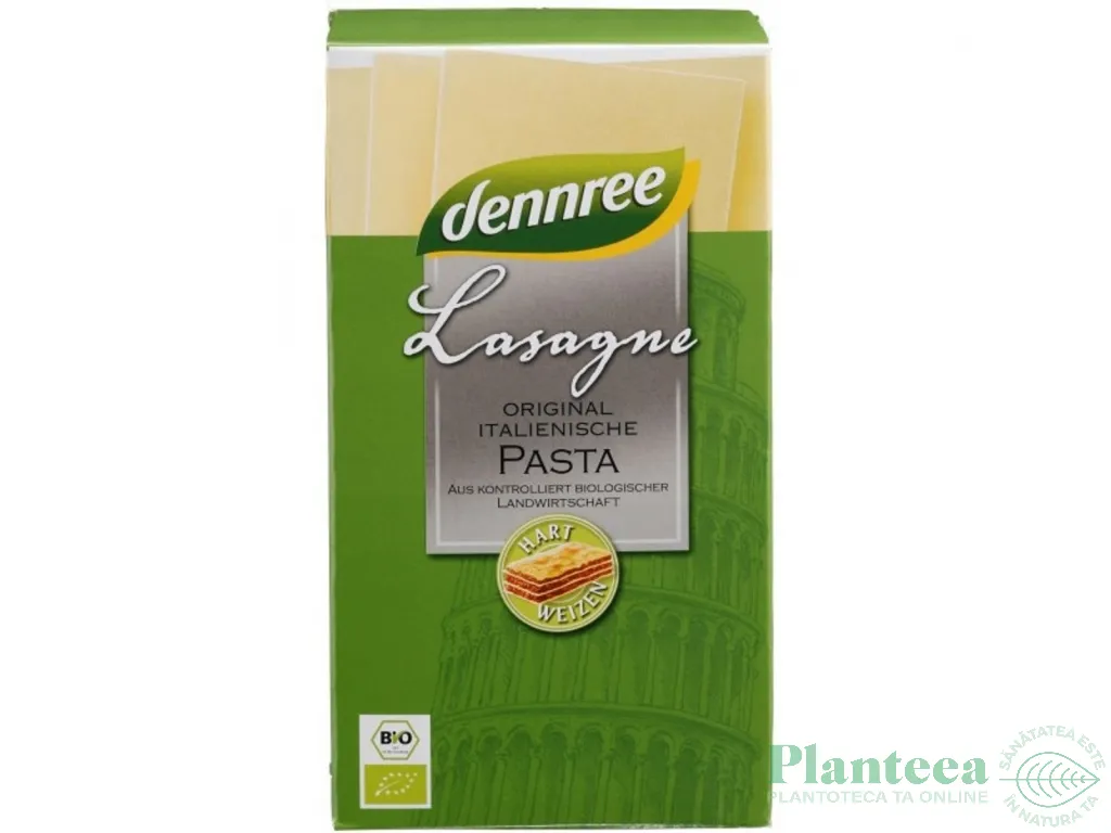 Paste lasagna gris grau dur eco 250g - DENNREE