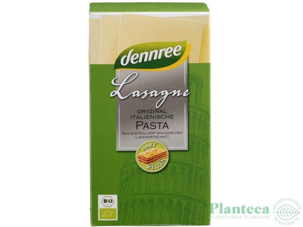 Paste lasagna gris grau dur eco 250g - DENNREE