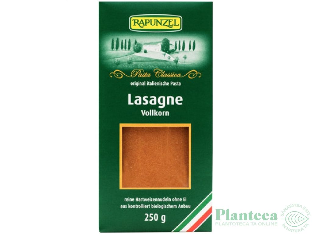 Paste lasagna grau integral eco 250g - RAPUNZEL