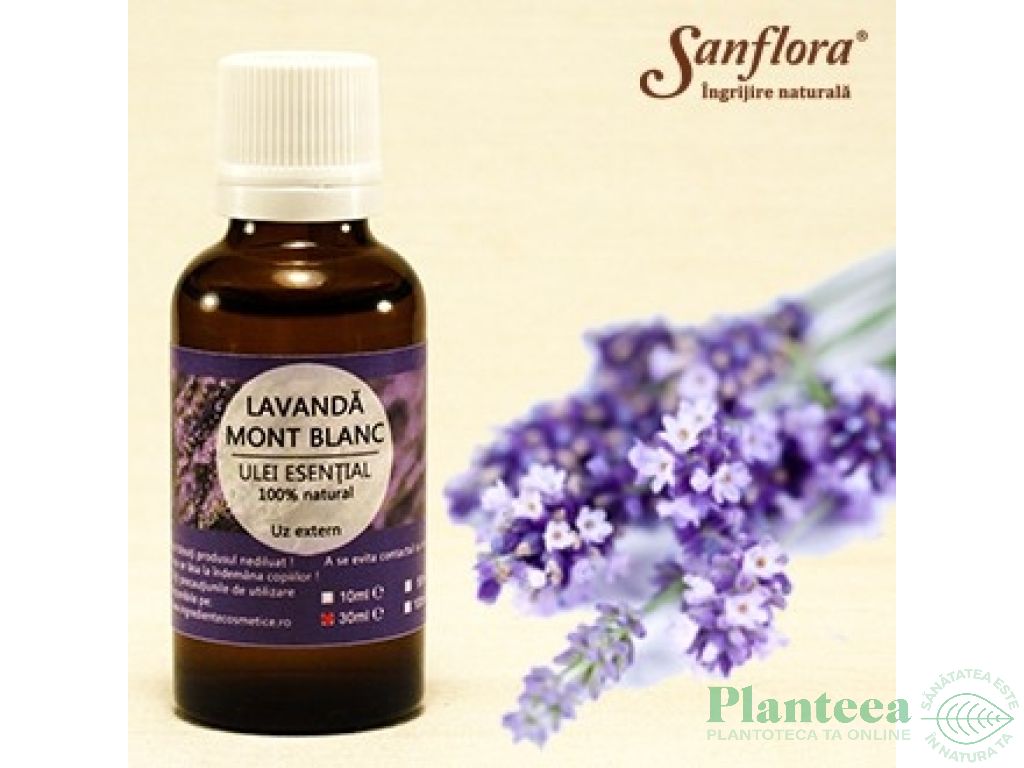 Ulei esential lavanda Mont Blanc 10ml - SANFLORA