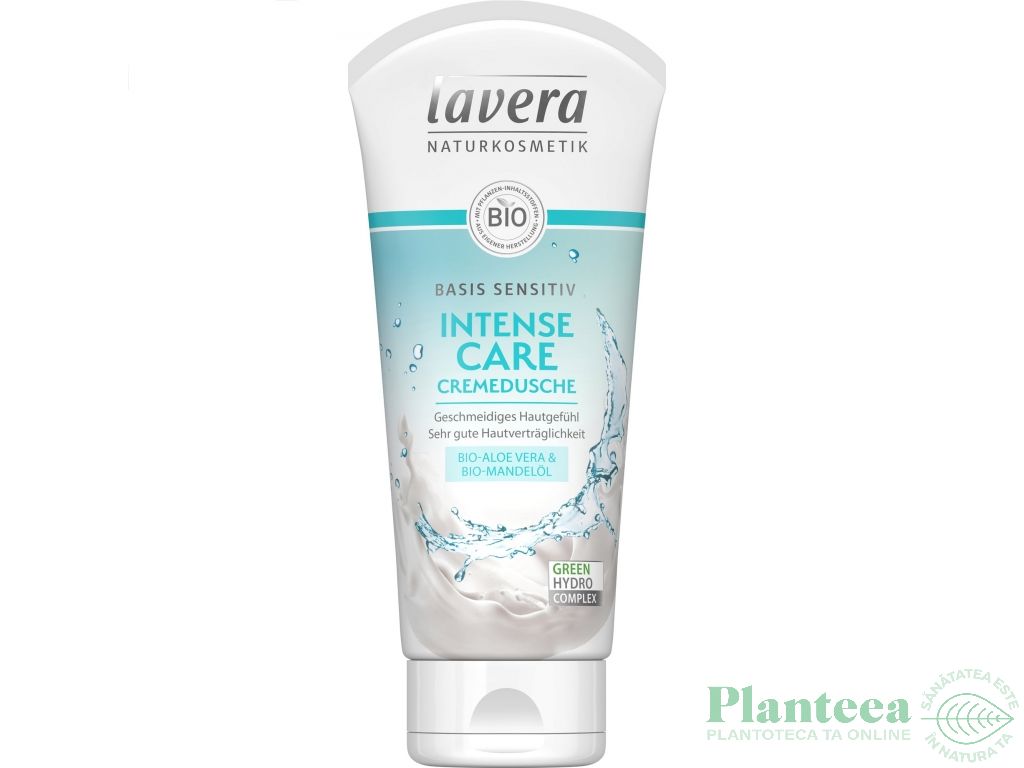 Gel dus ingrijire intensa Basis Sensitiv 200ml - LAVERA