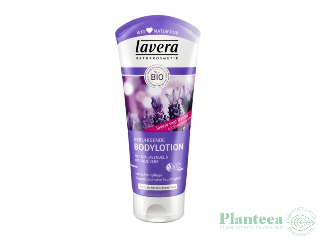 Lotiune corp calmanta lavanda aloe vera 200ml - LAVERA