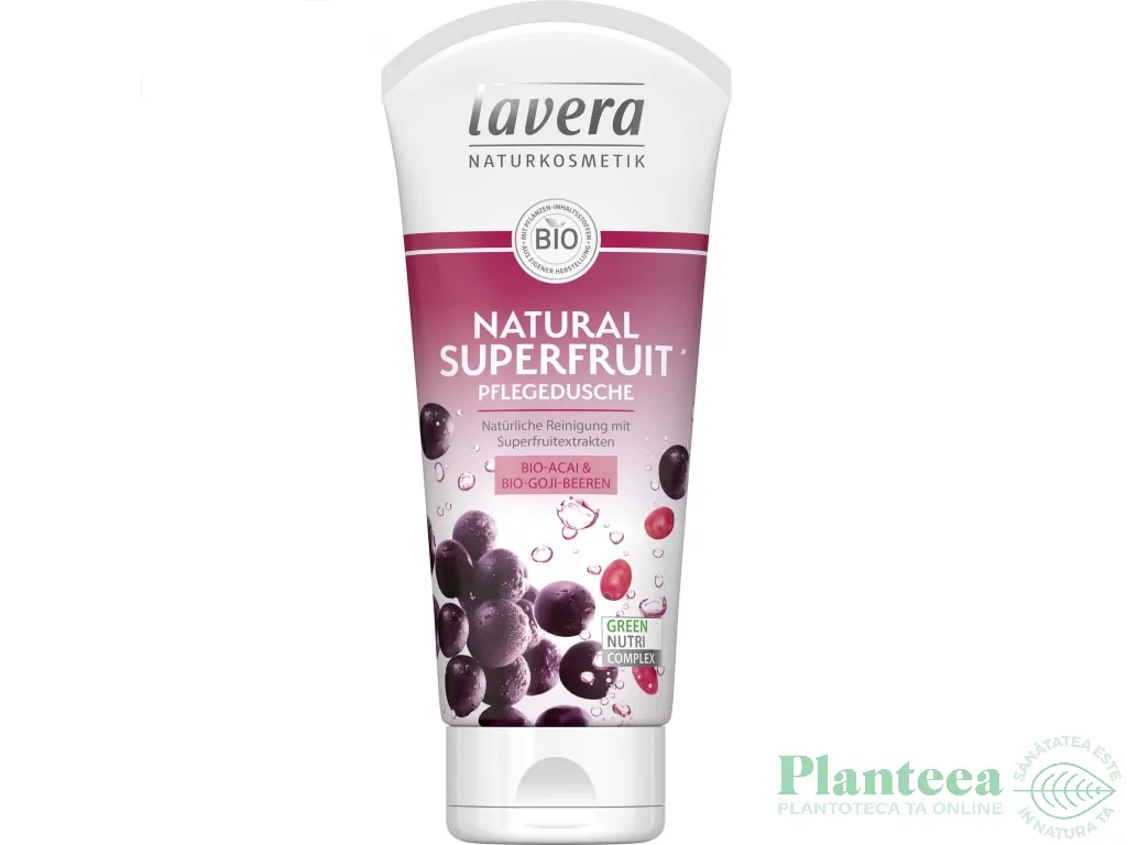 Gel dus acai goji Natural Superfruit 200ml - LAVERA