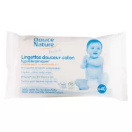 Servetele umede bumbac bebe 40b - DOUCE NATURE