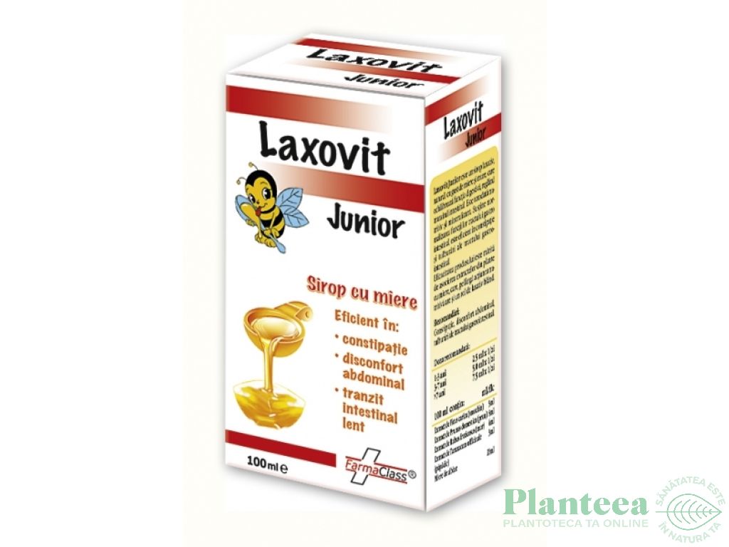 Sirop laxovit junior 100ml - FARMACLASS