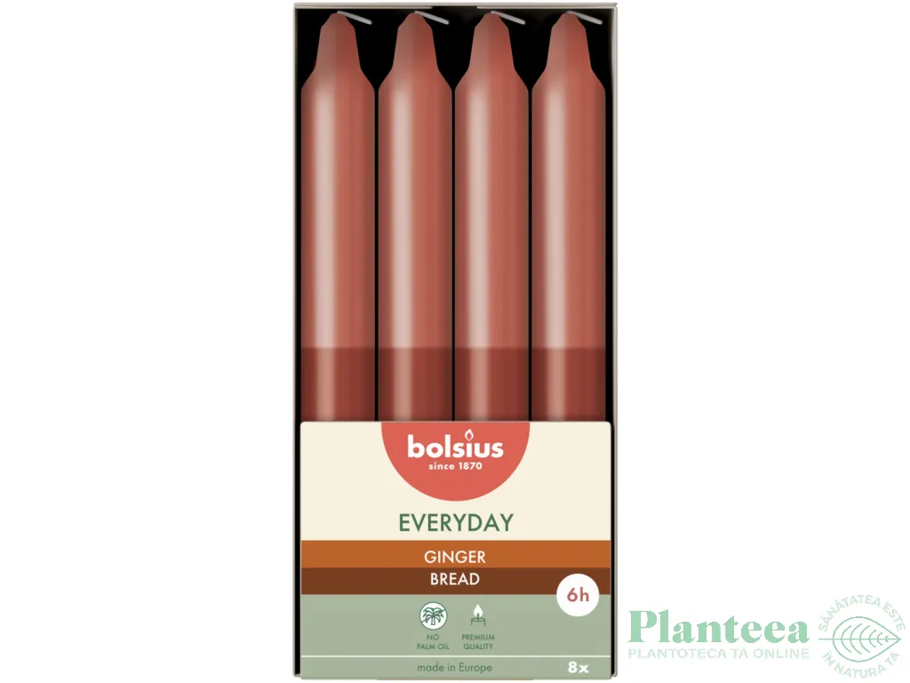 Lumanari cilindrice parfumate Bolsius 6h Turta dulce 8b - BOLSIUS