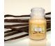 Lumanare parfumata borcan mare cu capac 100h Vanilie 550g - PETALI