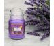 Lumanare parfumata borcan mare cu capac 100h Lavanda 550g - PETALI