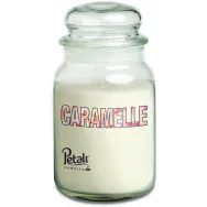 Lumanare parfumata borcan mare cu capac 100h Caramelle 550g - PETALI