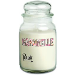 Lumanare parfumata borcan mare cu capac 100h Caramelle 550g - PETALI