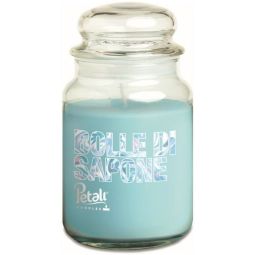 Lumanare parfumata borcan mare cu capac 100h Soap bubbles 550g - PETALI