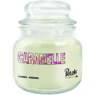 Lumanare parfumata borcan mic cu capac 25h Caramelle 100g - PETALI