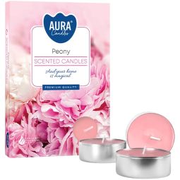 Lumanari pastila parfumate 4h Bujor 6b - AURA
